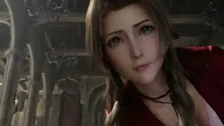 Cloud meets Aerith in the church - Best scene in FF7 Remake I cant forget (Japanese)