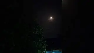 Moon😍😍😍🥰🥰#moon in rainy season#barish me chand#love😍😍#ganv#village life