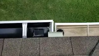 A gutter install that could be better. Don't cut corners.