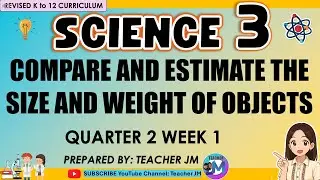 COMPARE AND ESTIMATE THE SIZE AND WEIGHT OF OBJECTS USING OBSERVATIONS FROM SIGHT AND TOUCH SCIENCE