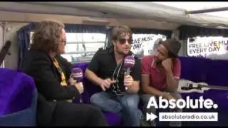 Elbow interview at V Festival 2009 on Absolute Radio