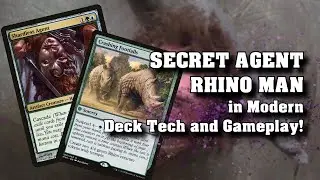 Secret Agent Rhino Man - Shardless Agent Has Got The Horn in Modern - MTG Modern Horizons 2 Gameplay