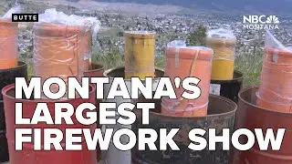 Butte fireworks show is largest in Montana