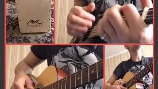 Би-2- мой рок н рол (cover ya) ukulele kahon cover ( укулеле кахон кавер )