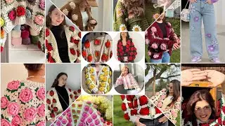 Trending crochet cardigan sweater #crochet #fashion #handmade #crochetclothing 