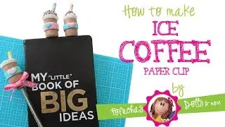 Ice Coffee Paper Clip - DIY Foam Craft Fun