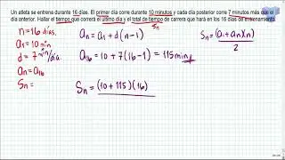 (SSPAAP1) Progresiones aritméticas, problemas de aplicación. Parte I.