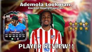 ⭐⚽ 88 Rated Ademola Lookman Player Review! Knockout Royalty Player SBC!🔥⚽ FC 26 Ultimate Team