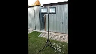 Make an adjustable light stand
