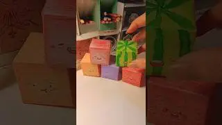Paper squishy khối tr&aacute;i c&acirc;y 🌲🥑🍉🍑🥭#unboxing #squishy