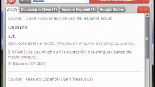 Definici&oacute;n de usanza