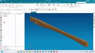 CAD NX Anwendungen Axt Zeichnung Stil
