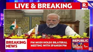 PM Modi Holds Bilateral Meeting With Spanish PM Pedro S&aacute;nchez In Vadodara, Gujarat