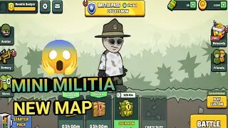 Mini militia New map my best gameplay video 😱🥳