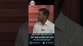 🎙️ Success Talks with Shivank Srivastava (CAPF 2024 Rank 353) | Samarpan IAS Founder Er. R.R. Patel