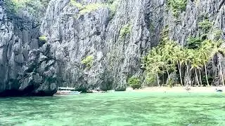 Going to the Secret Lagoon in Miniloc Island, El Nido, Palawan, Philippines.🇵🇭