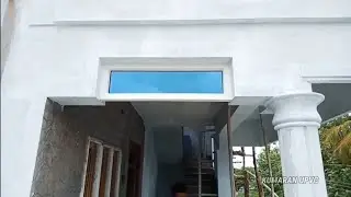 UPVC | UPVC Fixed Window Installation | Front Elevation Fixed window Installation | KUMARAN UPVC