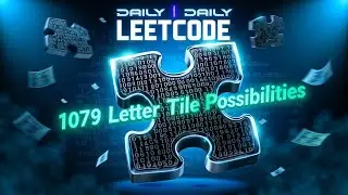 Daily leetcode Coding Challenge |Letter Tile Possibilities By Backtracking in Java