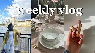 WEEKLY VLOG: Eid celebrations, exploring london, movie review, fragrance events, cable car in london