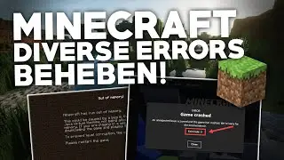 [2024] Minecraft: Diverse ERRORs BEHEBEN! | Probleml&ouml;sung | Windows 10/11/Mac | Deutsch