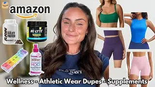 My FAV Amazon Athletic Wear Dupes, Supplements, and Wellness Items (💰under $30)