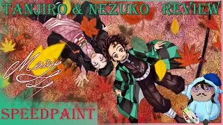 【CSP】Tanjiro & Nezuko +💙Merisu💙 SPOILER review of Infinity Castle w/ @noravanguard  Speedpaint 265