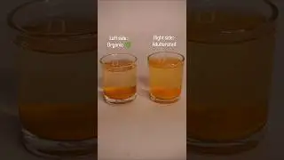 Adulterated vs Organic Turmeric powder 5 sec Test Must Try #shorts #ytshorts #turmeric #shortfeed