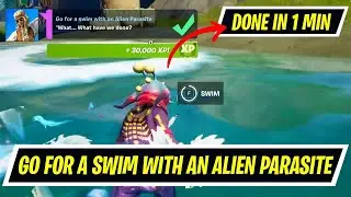 Fortnite - Epic Quest - Go For A Swim With An Alien Parasite
