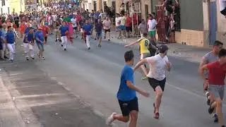 ENCIERROS DE TOROS DE  ( ÍSSO )  ALBACETE   28 /7/ 2019