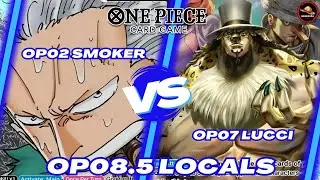 OP02 Smoker vs OP07 Lucci | The best black leader is....? | One Piece TCG | OP08.5 Gameplay