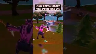 Fortnite's NEW Storm Beast Pom Poms Are OP! 🤯 #fortnite #shorts #fortniteclips