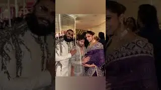 Parents-to-be #deepikapadukone #ranveersingh posed with #orry at #anantambani and #radhikamerchant.