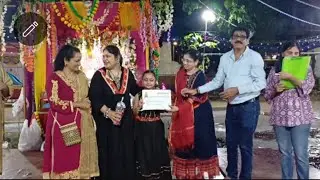 ओमकार C wing के सभासदोंके शुभहस्तोंसे Couple day competition का Prize Distribution 