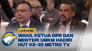 Simfoni Perdamaian - Sufmi Dasco & Maman Abdurrahman Beri Apresiasi di HUT ke-25 Metro TV
