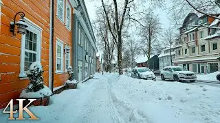 Snowfall Walk through Clausthal-Zellerfeld in the Harz Mountains 🌨️❄️
