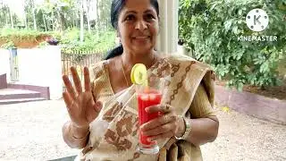 Easy gac fruit juice 😊👍/Healthy juice recipe/Annamma with Vallyamma/delicious juice recipe 🤤