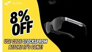 RayNeo AR Glasses Discount Code STOCKSPROM | Save 8% on Blue Light Glasses Today!