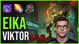 EIKA - VIKTOR vs. CASSIOPEIA Mid | EUW GRANDMASTER | PATCH 11.2 | QUADRAKILL