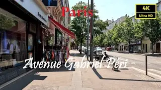 Paris Avenue Gabriel P&eacute;ri: Vibrant Street of Paris&rsquo; Hidden Charm! France 4K UHD 10 Bit 19.06.2025