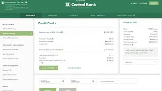 Central Bank and Online Banking (BankCard Services Credit Card and BankCardCenter.net)
