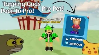Becoming Pro In Tapping Gods! | Insane Pet! (Roblox)