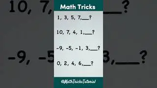 Fast Sequence Hacks #MathTricksTutorial #maths #tutorial #mathematics #shorts #education