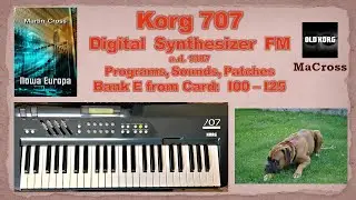 korg707#digital#frequencymodulation#presets#bank#newromantic#korgstyle#presets#programs#sounds#