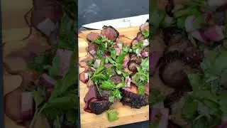 hot 😊Rare Ribeye Steak!#yummyTv#meatdish
