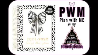 PWM Capitol Chic Design Vertical Planner for the weeks in November