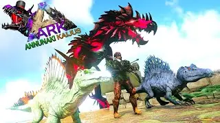 DOMEI UM KAIJU E OS FILHOTES DE SPINO NASCERAM!! #3 ARK ANNUNAKI KAIJUS