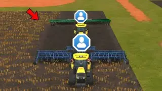  Seedle in cultivator in grass movering in Fs18 Gameplay Timelapse  /