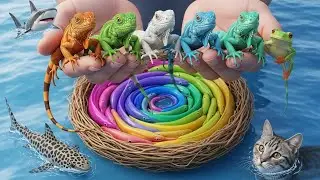 Catching Stunning Colorful Ornamental Fish! Koi, Goldfish, Gourami, Comet Fish