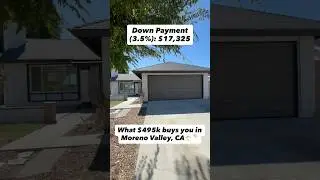 What $495k buys you in Moreno Valley #shorts #housetour