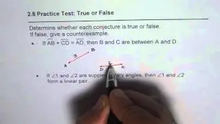 Provide Counter Example To Prove Conjecture False